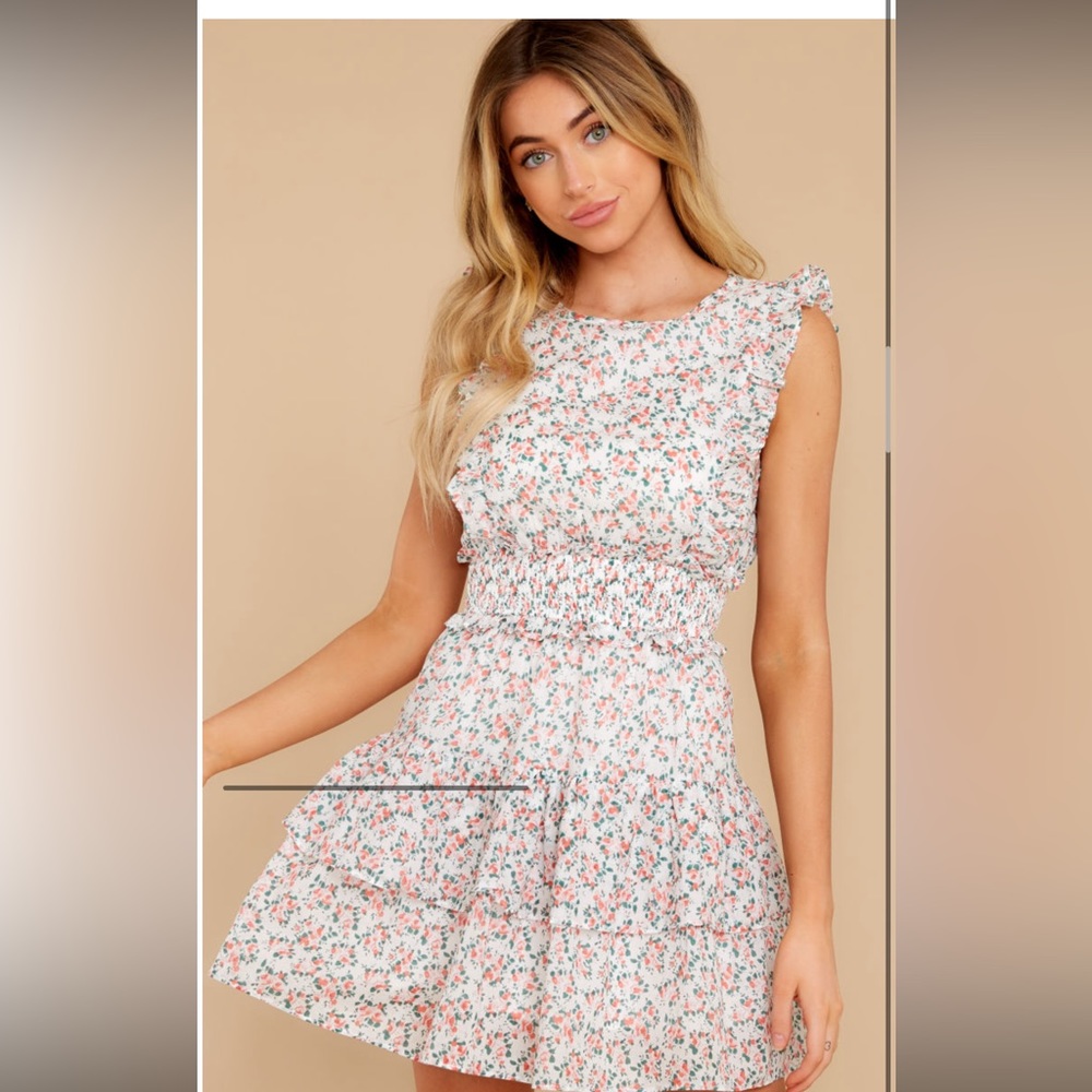 Storia sleeveless floral print dress